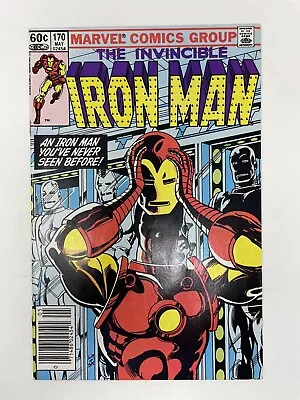 Buy Invincible Iron Man #170 1st James Rhodes Iron Man Marvel Comics Newsstand • 7.94£