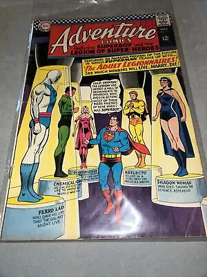 Buy ADVENTURE COMICS #354 Superman-LEGION SUPER-HEROES-ADULT LEGIONNAIRES • 4.99£