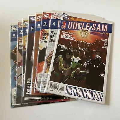 Buy Uncle Sam And Freedom Fighters 1 2 3 4 5 6 7 8 Lot Run Set 2006 Near Mint Nm Dc • 11.91£
