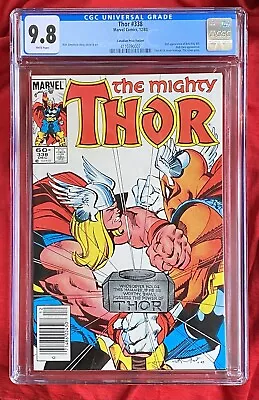Buy Thor #338 CGC 9.8 1983 Wh Pages ~ Erroneously Graded As Canadian Price Variant • 109.80£