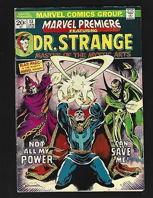 Buy Marvel Premiere #13 VGFN Brunner Doctor Strange Baron Mordo 1st Sise-Neg • 11.86£