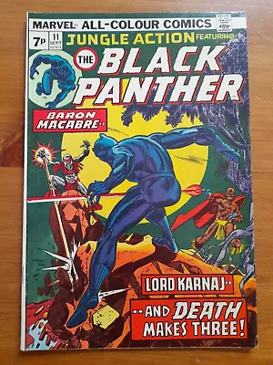 Buy Jungle Action Black Panther #11 Sep 1974 FINE+ 6.5 1st Appearance Of Lord Karnaj • 7£
