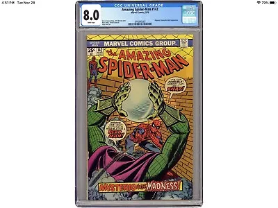Buy Amazing Spider-Man #142 CGC 8.0 1975 3940845003 • 87.38£
