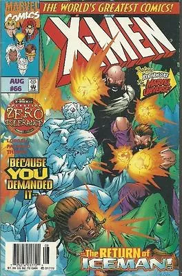 Buy THE X-MEN 66 (1997) Marvel Comics ICEMAN Wolverine Cyclops Storm X Men DC • 2£