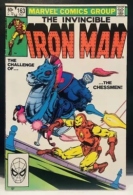 Buy Iron Man  #163 Comic , Marvel Comics 1st App Obadiah Stake , 1st App Chessmen • 6.03£