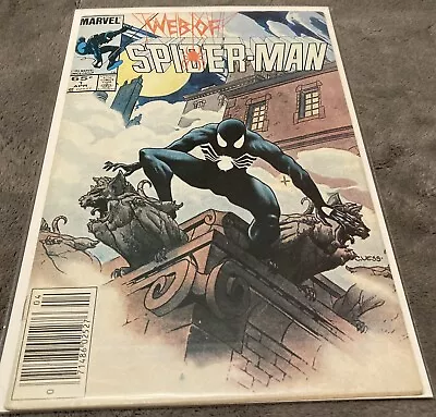 Buy Web Of Spider-Man #1 Newsstand VF/F (1985) Key Classic Black Costume Cover • 15.80£