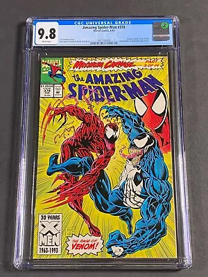 Buy The Amazing Spider-Man #378 1993 CGC 9.8 3931505009 Mark Bagley Randy Emberlin • 59.37£