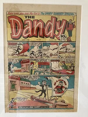 Buy Comic Book Framed With Dandy Comic, Dated July 23rd 1983 • 14.99£