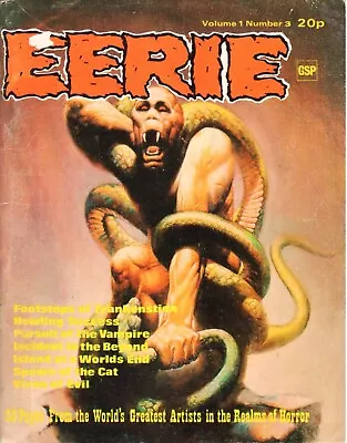 Buy Eerie Vol.1 No.3 V/G++ A Near Perfect Copy.Rare & Hard To Find. • 12£