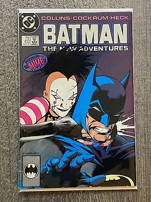 Buy 1987 Batman 412 1st Appearance & Origin Of The Mime DC Comic • 4£