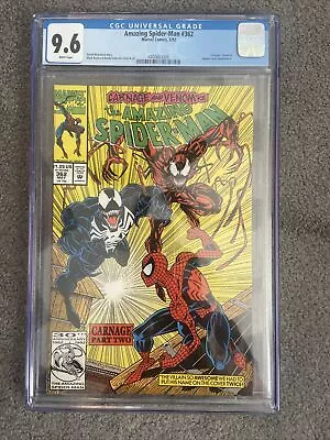 Buy Amazing Spider-Man #362 (1992) CGC 9.6 - Carnage & Venom! • 48.21£
