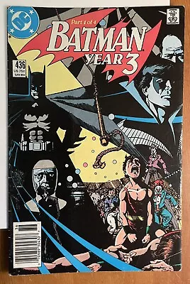 Buy Batman Vol. 1 #436 (DC Comics, 1989)- Newsstand- VG/F- Combined Shipping • 4.82£