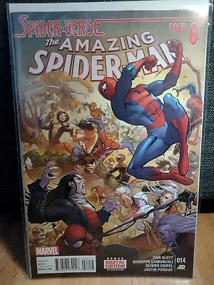 Buy Spiderman Amazing #14 Spiderverse Marvel Comics April 2015 Vf  • 5£