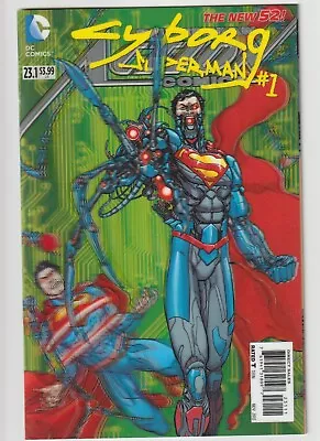 Buy Action Comics #23.1 3d Lenticular Cover (2013) (dc New 52) Cyborg Superman #1 • 2.99£
