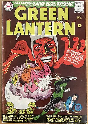 Buy Green Lantern #42 January 1966 Zatanna Appearance Gil Kane Art Warlock Cover • 24.99£