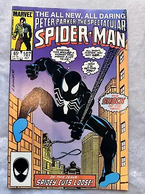 Buy Peter Parker The Spectacular Spider-Man #107 Marvel 1985. Excellent Condition!! • 11.85£