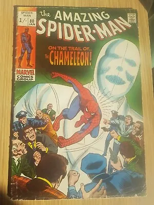 Buy Amazing Spider-Man 80 - 1970 - Chameleon • 34.99£