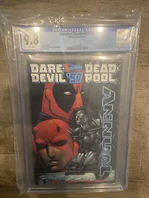 Buy Daredevil/Deadpool 97 #1 Annual CGC Graded 9.8 Typhoid Mary App Key Issue First • 89.37£