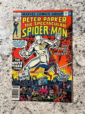 Buy Spectacular Spider-Man #9 (Marvel Comics 1977) 1st Appearance Of White Tiger • 23.99£