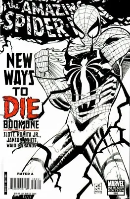 Buy Amazing Spider-Man, The 568/Marvel 2008  UNTOUCHED Black & White Sketch Variant  • 17.15£