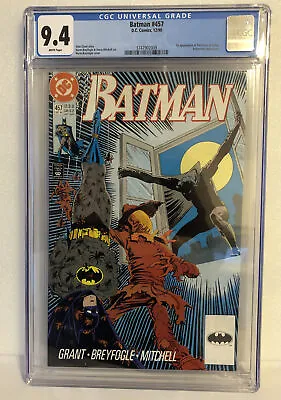 Buy Batman #457 CGC 9.4 1990 DC Comics 1st Tim Drake As Robin • 124.99£