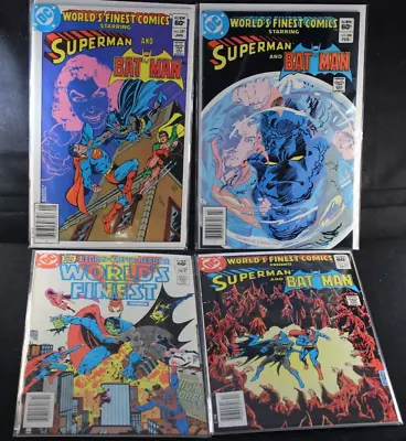 Buy World's Finest 284 286 287 288 Batman Superman VF+ Comic Lot Newsstand • 7.86£