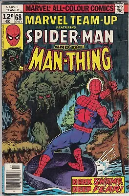 Buy Marvel Team-Up 68 - 1978 - Spider-Man & Man-Thing - Byrne - Fine/Very Fine • 13.50£