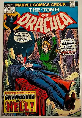 Buy Bronze Age Marvel Comic Tomb Of Dracula Key Issue 19 High Grade FN Blade Immune • 25£