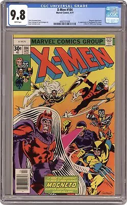 Buy Uncanny X-Men #104 CGC 9.8 1977 4060707006 1st App. Starjammers • 1,699.81£