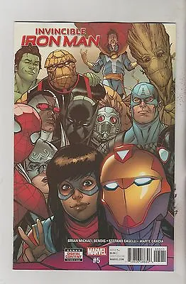 Buy Marvel Comics Invincible Iron Man #5 May 2017 1st Print Nm • 4.65£