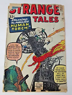 Buy Strange Tales #101 1962 [PR] 1st Solo Human Torch Story Low Grade Key Silver Age • 71.95£