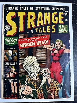 Buy Strange Tales #10-1952-atlas-pre-code Horror-krigstein Gd+ 2.5 • 197.12£