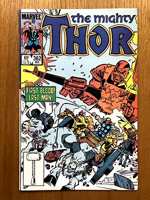 Buy Marvel Comics - The Mighty Thor #362 - Classic Walt Simonson Story And Art! • 1.65£
