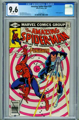 Buy AMAZING SPIDER-MAN #201 CGC 9.6 Comic Book 1980 PUNISHER 4253451014 • 222.42£