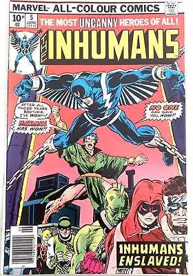 Buy Inhumans. # 5. 1st Series. June  1976.  Gil Kane & Vince Colleta-art.  Vfn- 7.5 • 6.49£