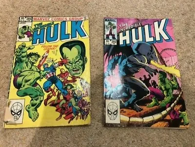 Buy Marvel's The Incredible Hulk Comics 284, 292 • 5£