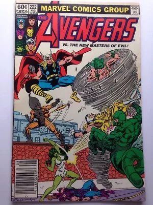Buy Avengers 222 Marvel Comics August 1982 Thor She-Hulk Captain America FN+ • 5.38£