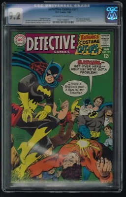 Buy Detective Comics # 371 CGC 9.2 OW/W, Classic Sexist Batgirl Cover, New Batmobile • 559.62£