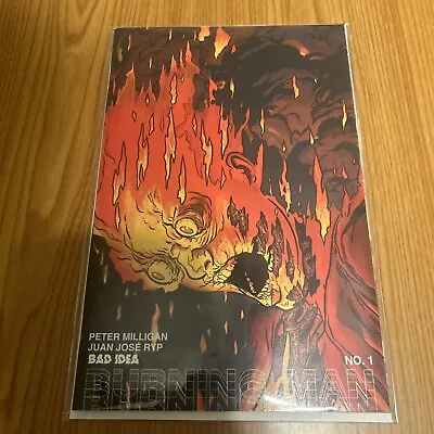 Buy BURNING MAN #1 BAD IDEA 1st ISSUE PETER MILLIGAN JUAN JOSE 1st Print +freecomic • 15.88£