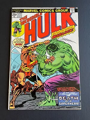 Buy  Incredible Hulk #177 - Death Of Warlock (Marvel, 1974) Fine/VF • 18.95£