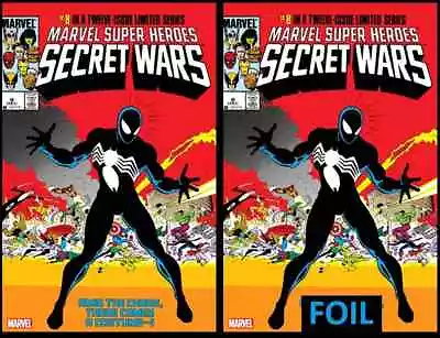 Buy Marvel Super Heroes Secret Wars #8 Facsimile Ed Cvr A & Foil B Set 8/07/24 Presa • 6.94£