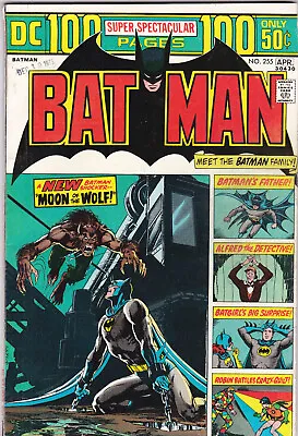 Buy Batman #255 8.0 Vf 100 Page Giant Neal Adams Cover & Art 1st Anthony Lupus 1974 • 35.54£