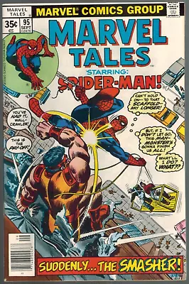 Buy Marvel Tales 95  Suddenly...The Smasher!  (rep Amazing Spider-Man 116)  1978 VF+ • 7.93£