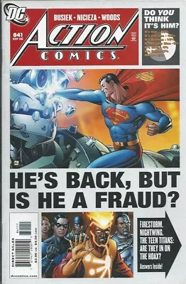 Buy Action Comics; Hes Back, But Is He A Fraud #841 • 2£