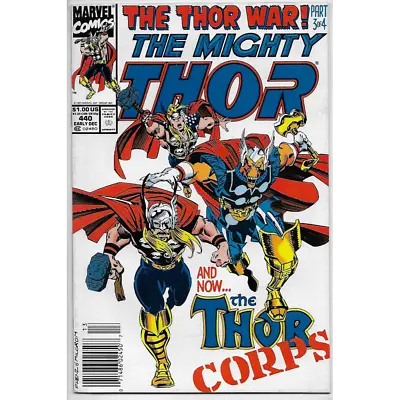 Buy Mighty Thor #440 Thor Corps (1991) • 5.29£