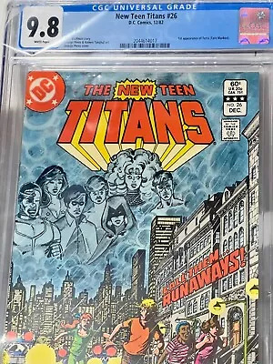 Buy New Teen Titans #26 CGC 9.8 1982 DC Comics 1st App Terra (Tara Markov), Perez • 128.09£