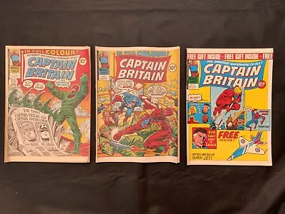 Buy Captain Britain Comic #19,20,24 Marvel Comics UK 1977 Job Lot  • 21.60£