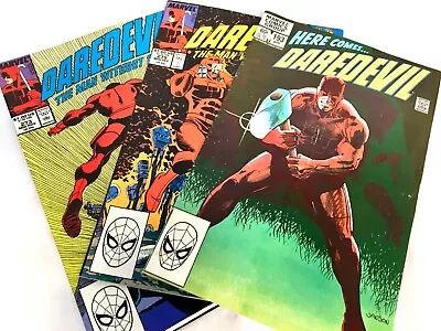 Buy Vintage Comics - Marvel Comics Daredevil Edition No's 193 & 273 & 275 / 1980s • 15£