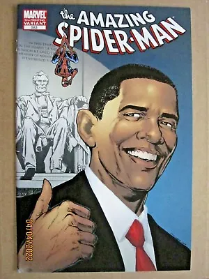 Buy 2009 Marvel Comics The Amazing Spider-man #583 Obama Variant 5th Printing (a1) • 6.79£