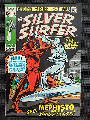 Buy Silver Surfer #16 (1970) Vs Mephisto - Beauty, But Detached Staple @ Centerfold • 38.12£